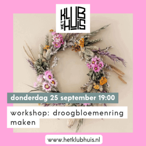 Workshop: maak je eigen droogbloemenring!