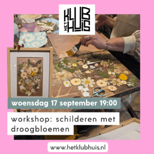 Workshop: schilderen met droogbloemen