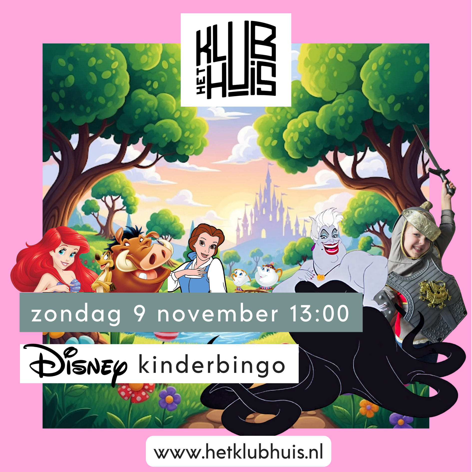 Het Klubhuis | Disney kids bingo π° in de kids klub | 12 Het Klubhuis | Kopie van KLUBHUIS TEMPLATE SOCIALS 20250827 232925 0000