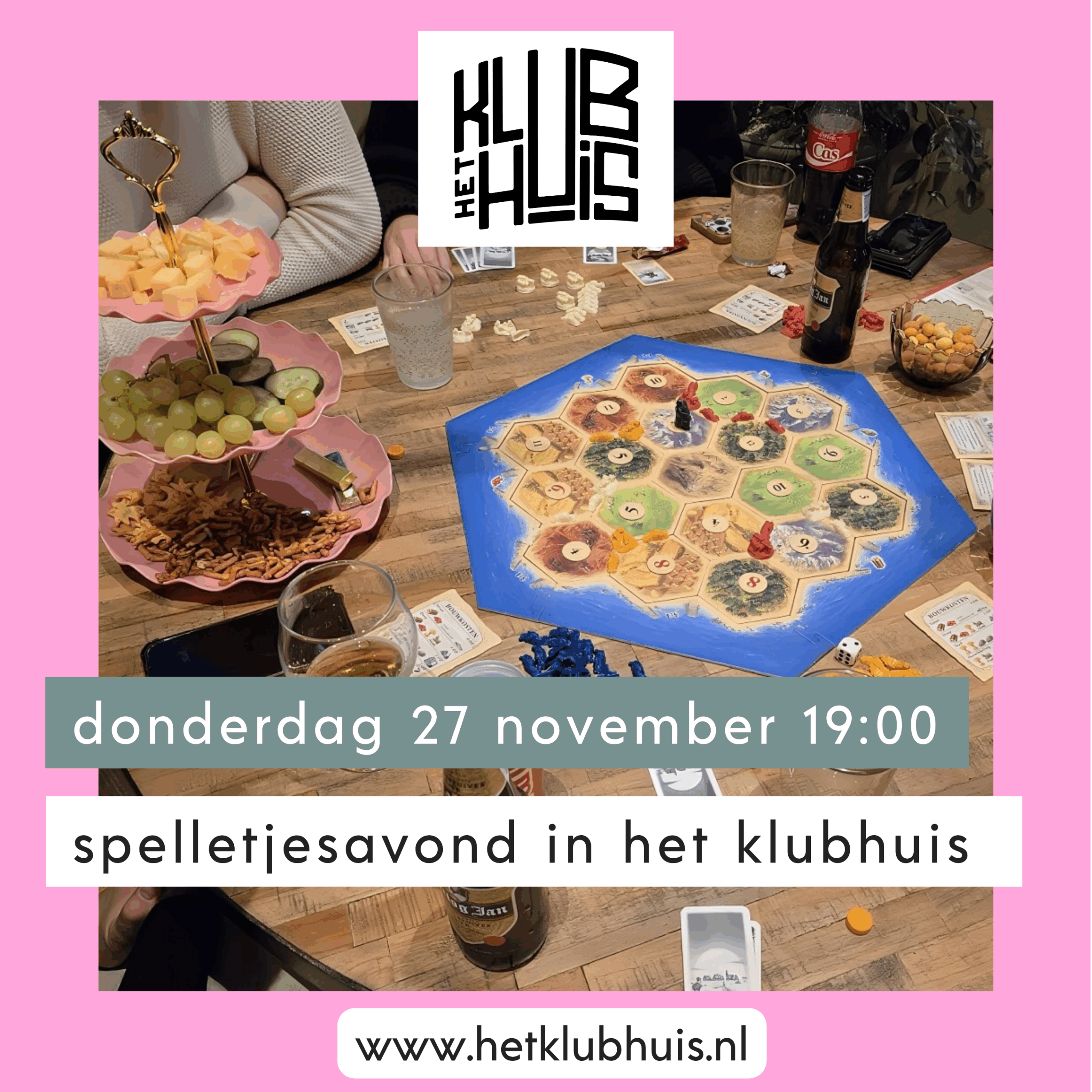 Het Klubhuis | Spelletjesavond | 15 Het Klubhuis | Klubhuis agenda www.hetklubhuis.nl 20251009 201510 0000 scaled