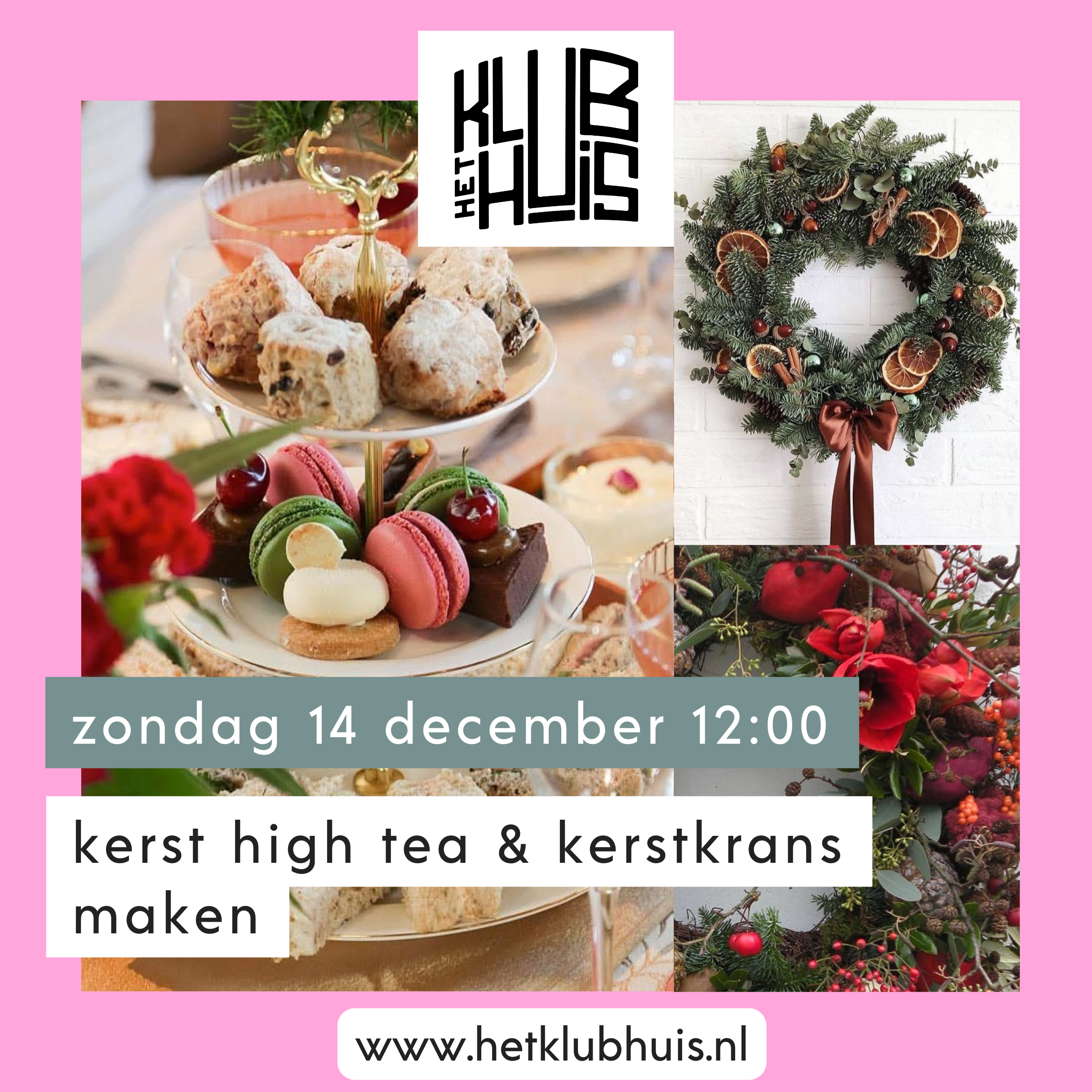 Het Klubhuis | Kerst high tea & kerstkrans maken (14 december) | 15 Het Klubhuis | Kopie van KLUBHUIS TEMPLATE SOCIALS 20251018 081936 0000