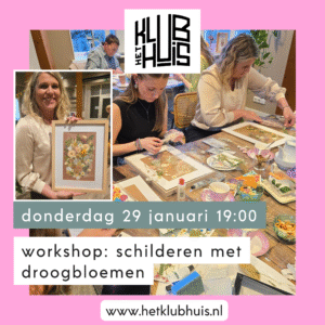 Workshop: schilderen met droogbloemen