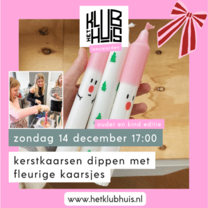 Workshop: samen kerstkaarsen dippen (ouder & kind)