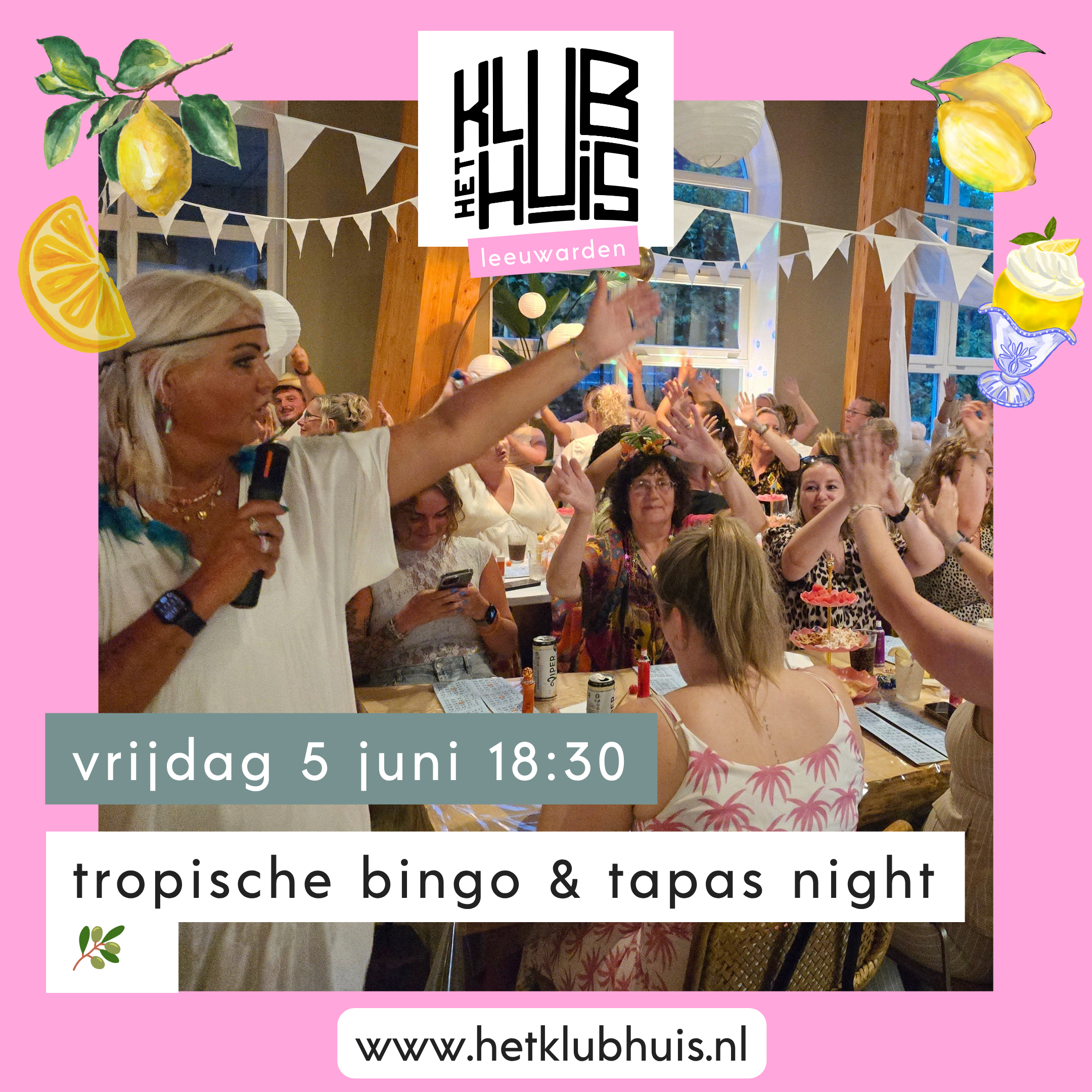 Het Klubhuis | Tropische bingo & tapas night π€π΄ | 1 Tropische bingo & tapas night π€π΄
