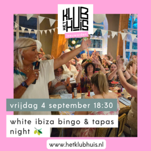 White Ibiza bingo & tapas night 🍒
